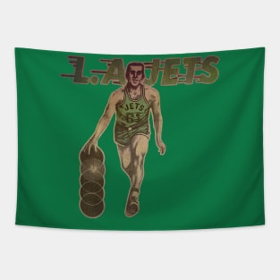 Los Angeles Jets Basketball Tapestry