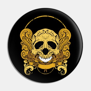 Skull Ethnic Pin