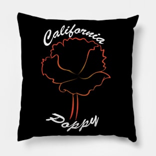 California - Poppy Pillow