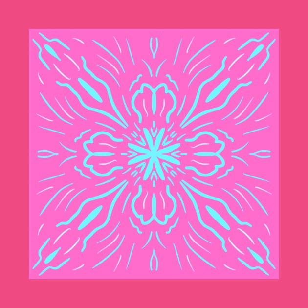 Pink Cyan Design by colors