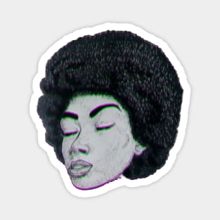 Afro Girl Magnet