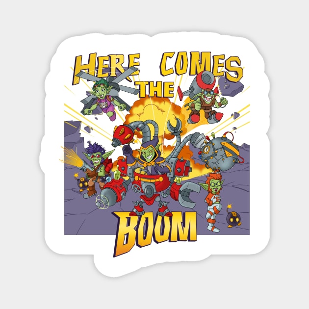 "Here comes the Boom!" Magnet by ice_and_fire_88