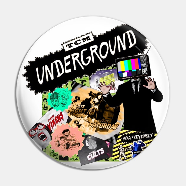 TCM Underground Pin by Exploitation-Vocation