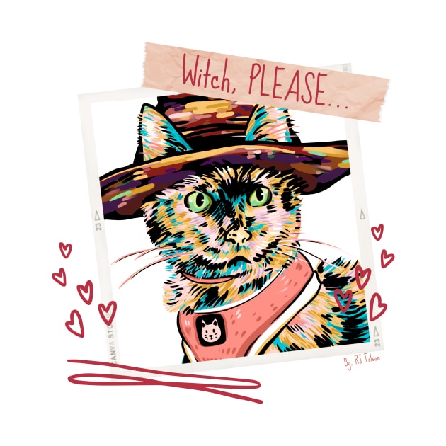 Witch, Please... Feat. Fox the Cat by RJ Tolson's Merch Store