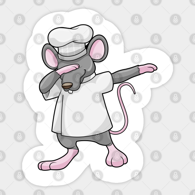 Rat as Cook at Hip Hop Dance Dab - Cook - Sticker