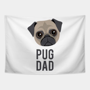 Pug Dad Tapestry