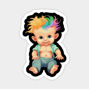 Baby 90s retro Magnet