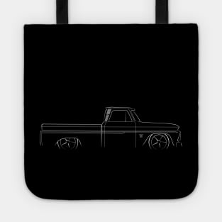 Chevrolet C-10 Fleetside Pickup - profile stencil, white Tote