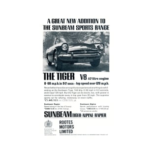 Classic Sunbeam Tiger car advert T-Shirt