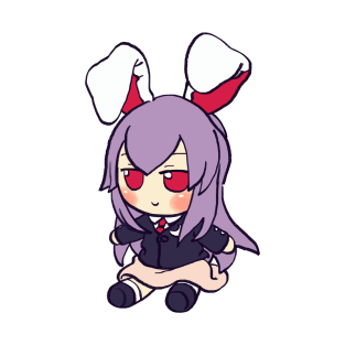 Mudwizard draws pastel reisen udongein inaba fumo plush / touhou memes T-Shirt