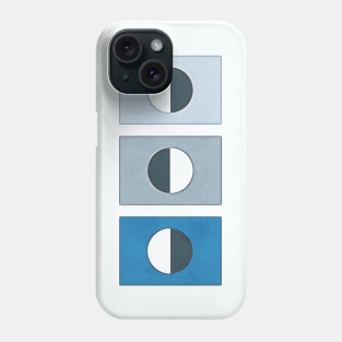 High Contrast Blue Phone Case