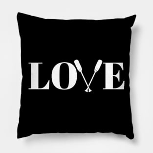 Love Rowing Rower Pillow