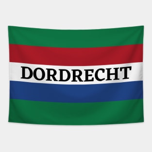 Dordrecht City in Dutch Flag Tapestry