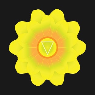 Solar Plexus Chakra, Manipura Chakra Yoga and Meditation T-Shirt