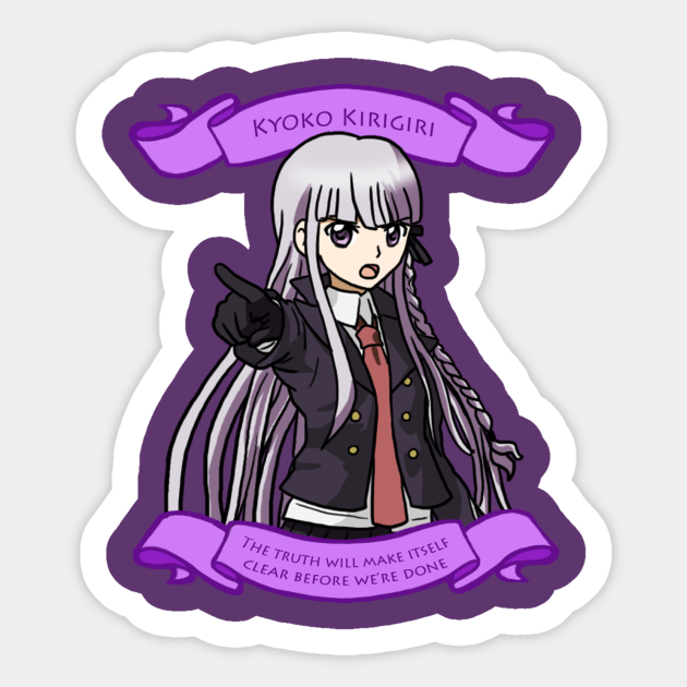 Kyoko Kirigiri Danganronpa Sticker Teepublic Au Kyoko kirigiri (霧切 響子, kirigiri kyōko). kyoko kirigiri by cardcaptorkatara