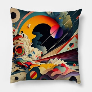 Kandinsky-esque V Pillow