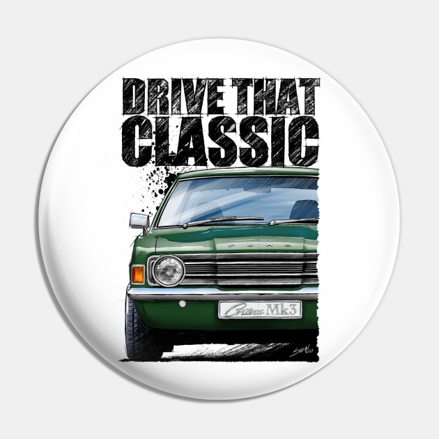 Drive that Classic Cortina mk3 Pin by stefansautoart
