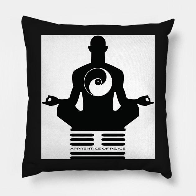 The Apprentice of Peace Pillow by AOPeace
