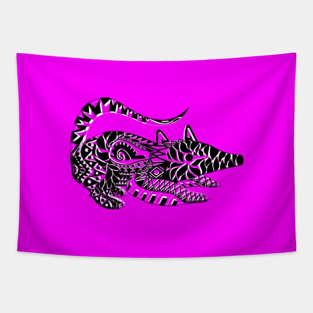 zarigueya tlacuache opossum pop ecopop Tapestry by jorge_lebeau