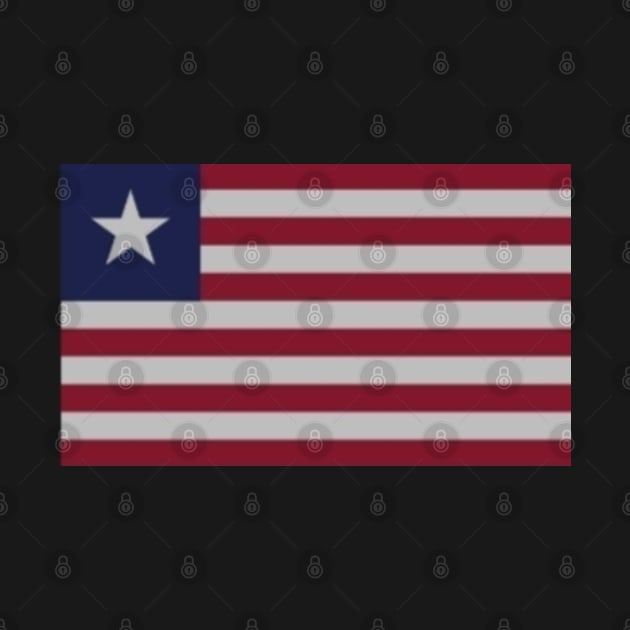 Liberia flag by RubyCollection