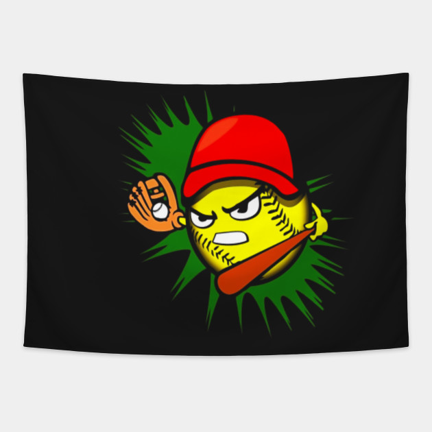 Baseball Emoji Funny T Shirt Cool Baseball Player Gift