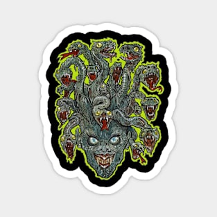 Zombie Medusa Magnet