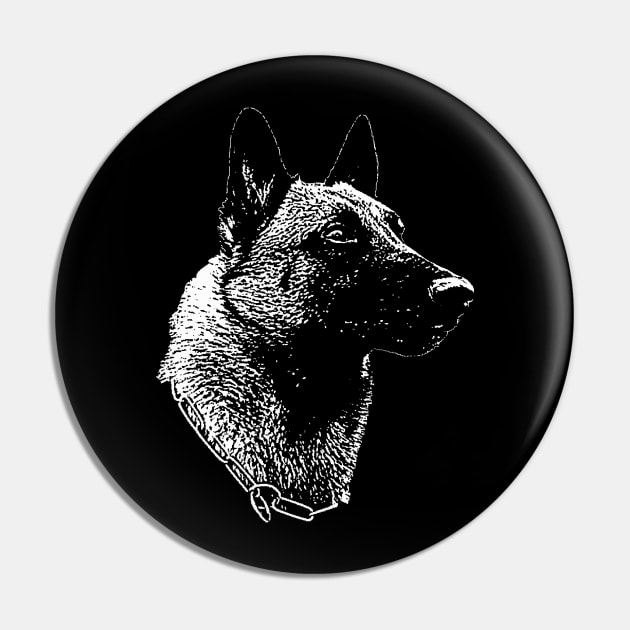 Belgian Malinois Pin by childofthecorn