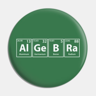 Algebra (Al-Ge-B-Ra) Periodic Elements Spelling Pin