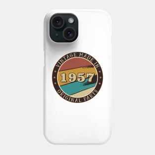 Vintage Made In 1957 Original Parts Phone Case