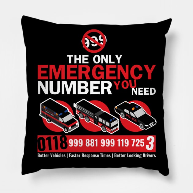 The all new Emergency Number Pillow by Meta Cortex