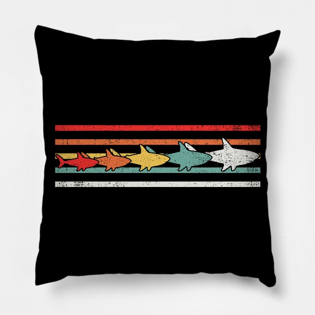 Sharks Shark Lover Pillow by KAWAIITEE