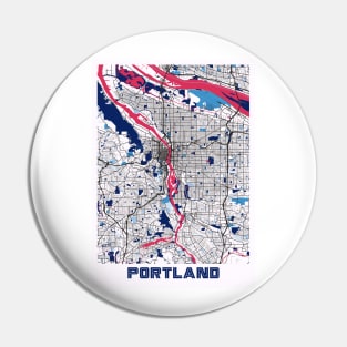 Portland - United States MilkTea City Map Pin