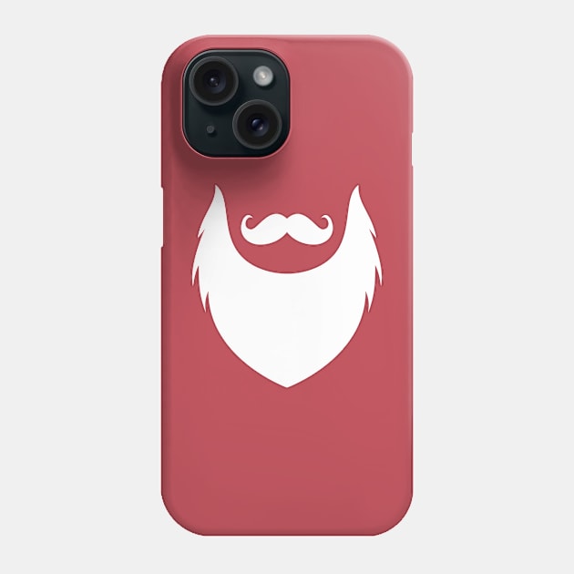 Santa Claus, Santa Beard, Funny Christmas Costume, Christmas Decoration Phone Case by ShirtCraftsandMore