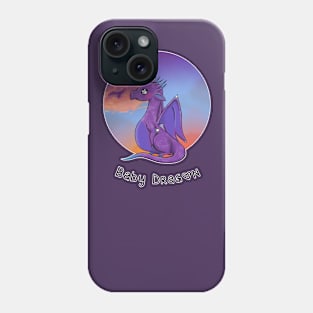 Sunset Baby Dragon 2 Phone Case