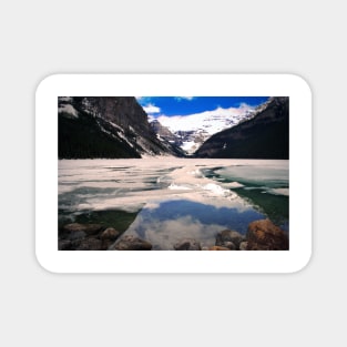 Lake Louise Victoria Glacier Alberta Canada Magnet