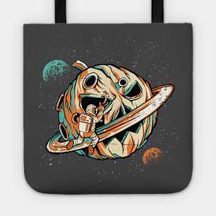 space man hallwoeen Tote