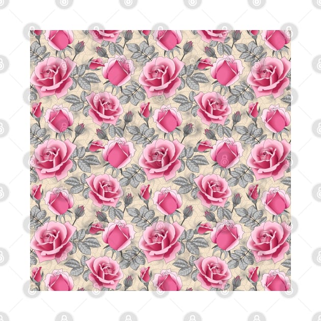 Roses Pattern by Designoholic