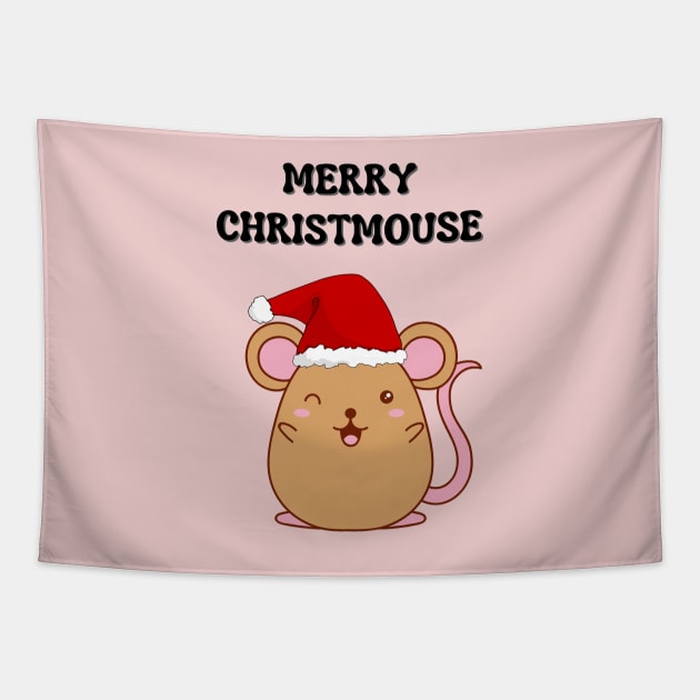 Merry Christmouse Tapestry by Mysticalart