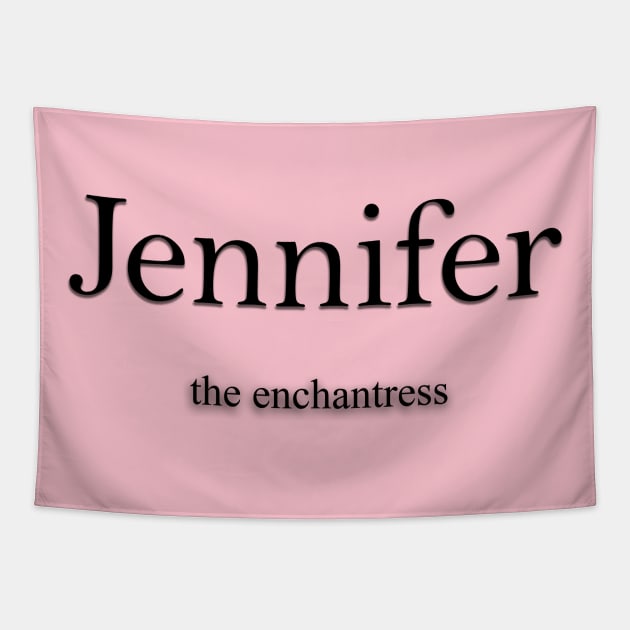 Jennifer Name meaning Tapestry by Demonic cute cat