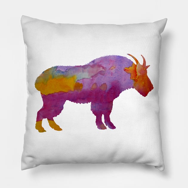 Wild Goat Pillow by BittenByErmines