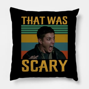 Supernatural That Was Scrary Dean Winchester Movie TV Pillow