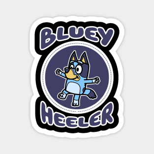 Bluey Heeler V Magnet