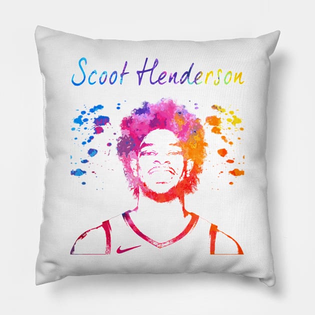 Scoot Henderson Pillow by Moreno Art