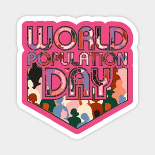 world population day Magnet