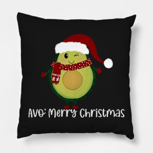 Avo Merry Christmas, Xmas avocado Pillow