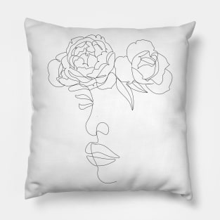 fashion line illustration Pillow