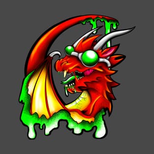 Poison dragon bust T-Shirt