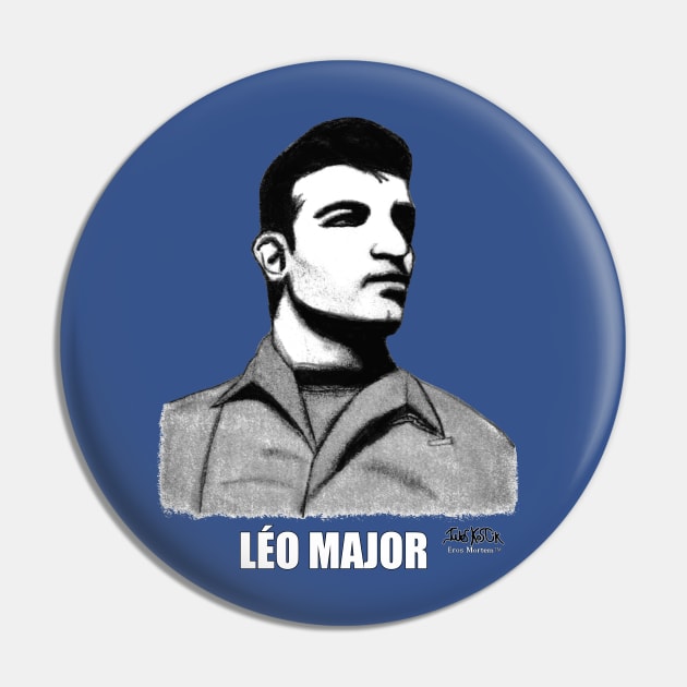 Léo Major Portrait Pin by Eros Mortem 