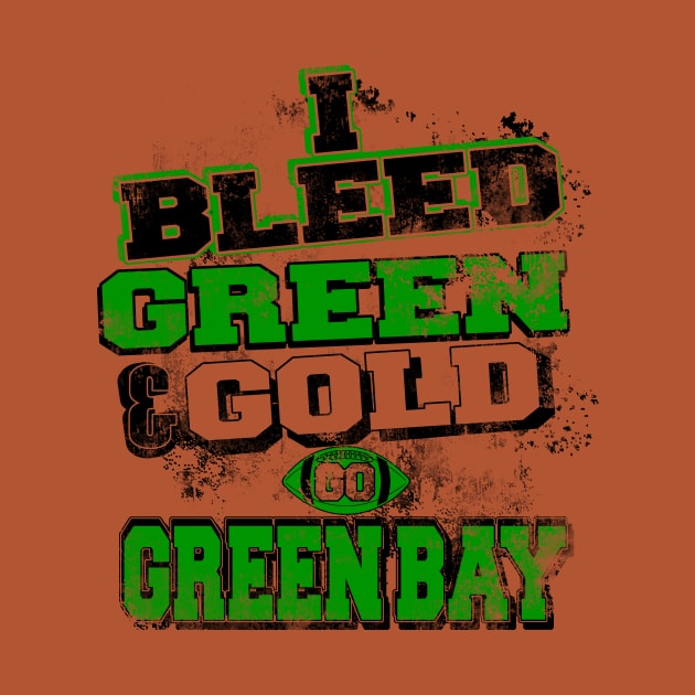 I Breed Green And Gold Greenbay by jerranne