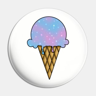 Galaxy Ice Cream - Cotton Candy Pin